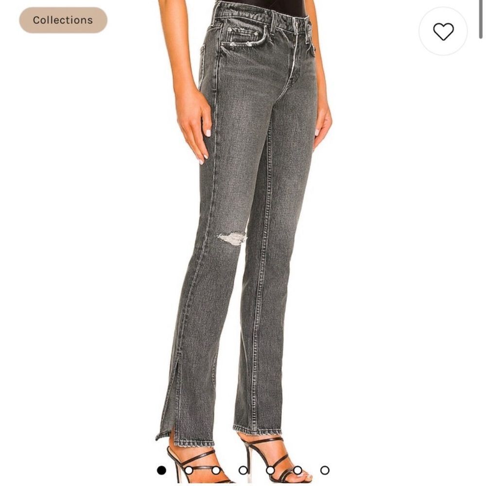 Grlfriend Hailey Low Rise Slit Slim Boot- Size 27